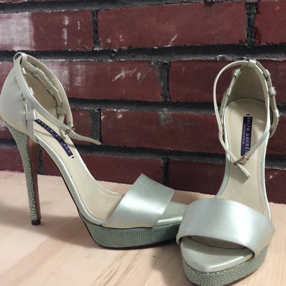 Ralph Lauren collection platforms, sea foam.